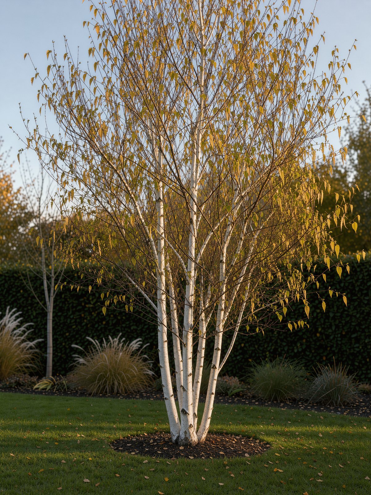 Weißrindige Himalaja-Birke (Betula utilis 'Doorenbos') im Garten