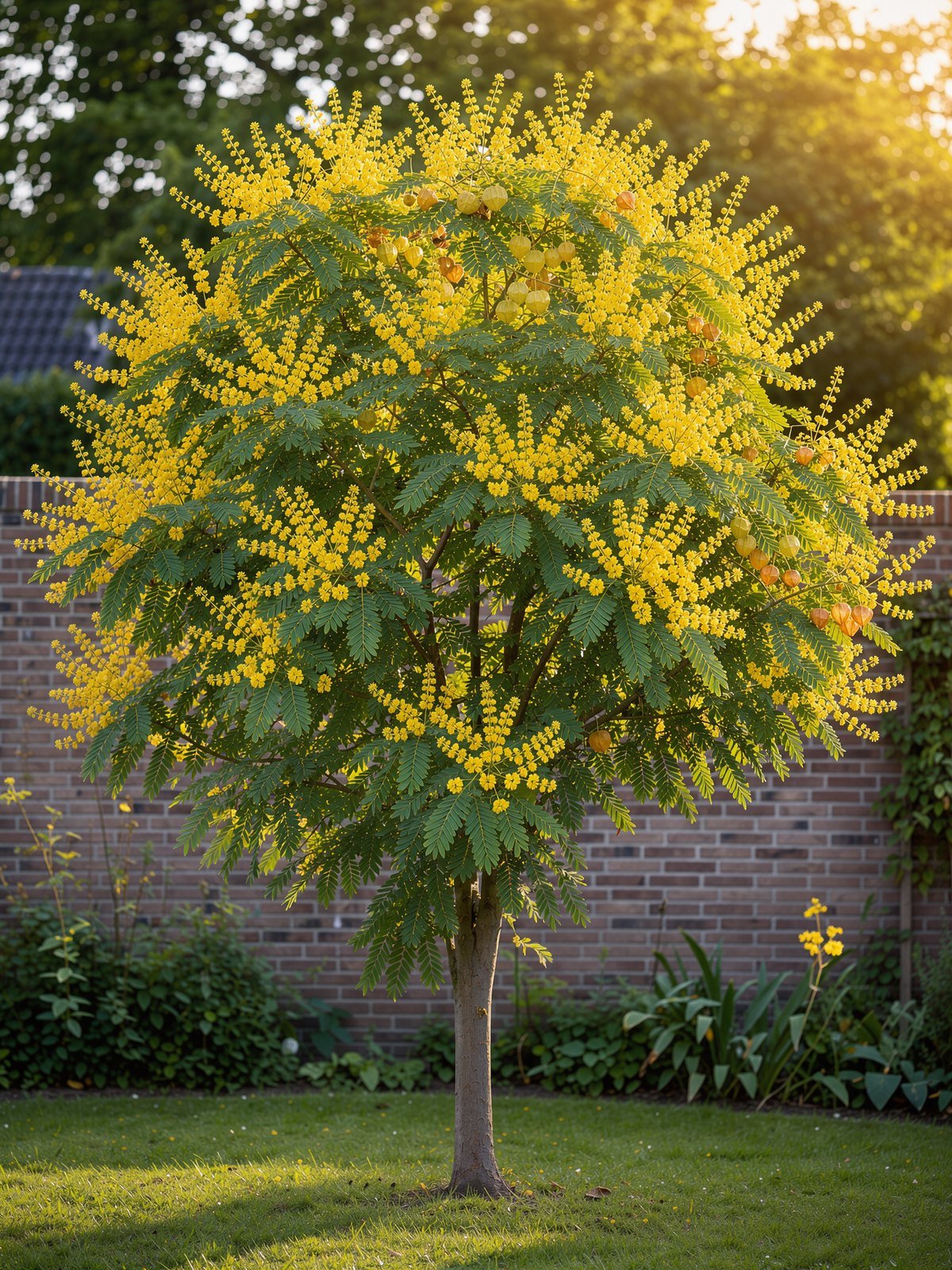 Blasenesche (Koelreuteria paniculata) im Garten