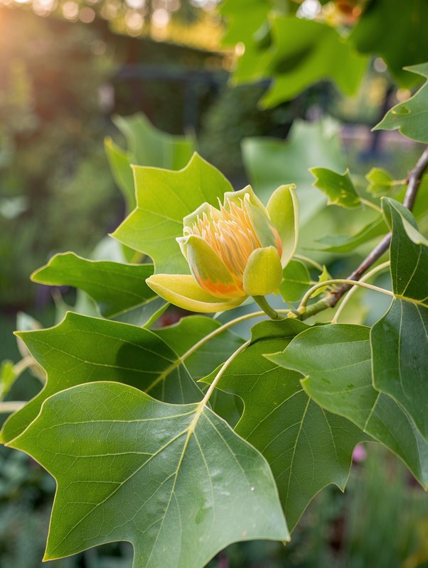 Tulpenbaum aus der Nähe