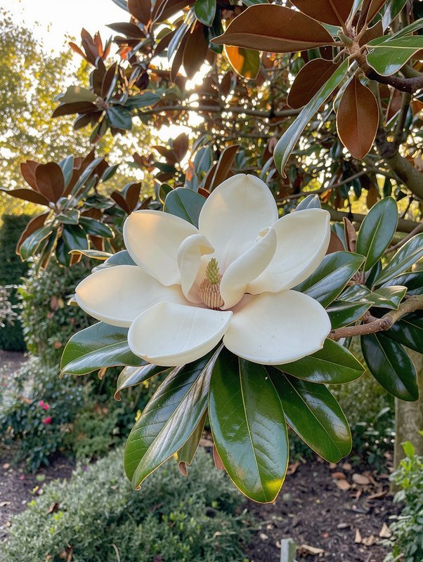 Immergrüne Magnolie (Magnolia grandiflora 'Galissonnière')