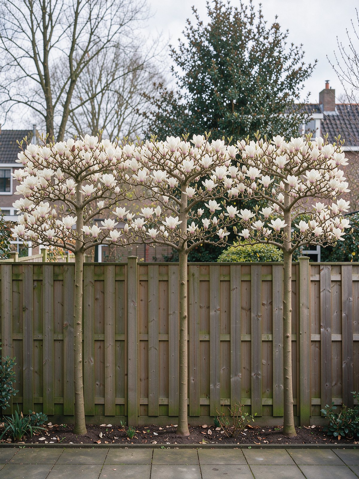 Kobushi-Magnolie (Magnolia kobus) im Garten