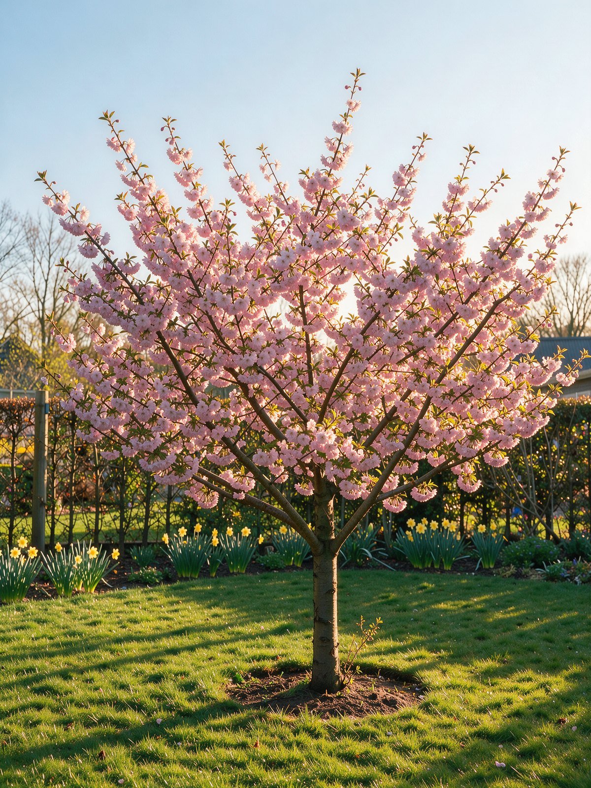 Frühlingskirsche 'Accolade' (Prunus 'Accolade') im Garten