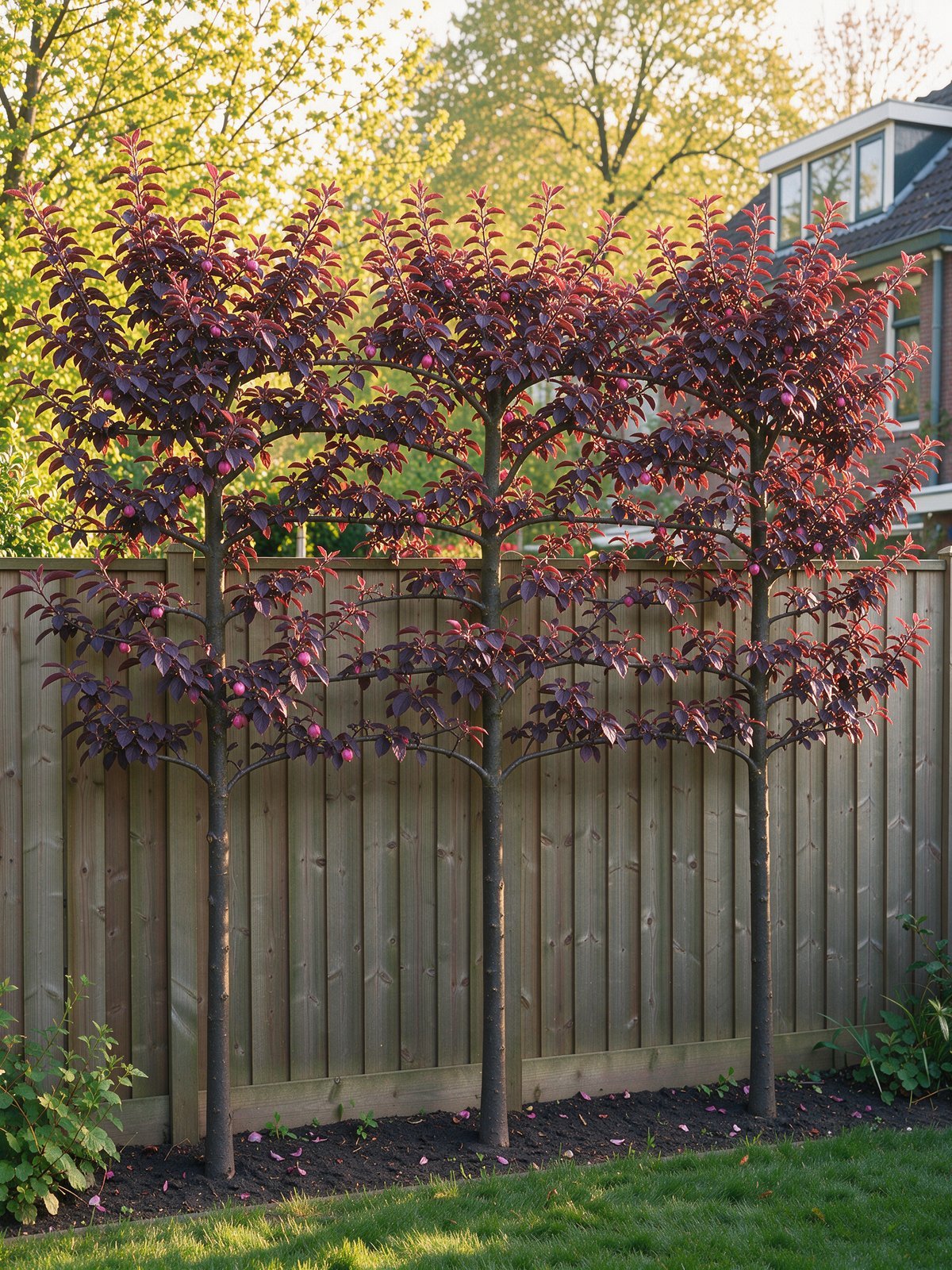 Blut-Pflaume 'Nigra' (Prunus cerasifera 'Nigra') im Garten