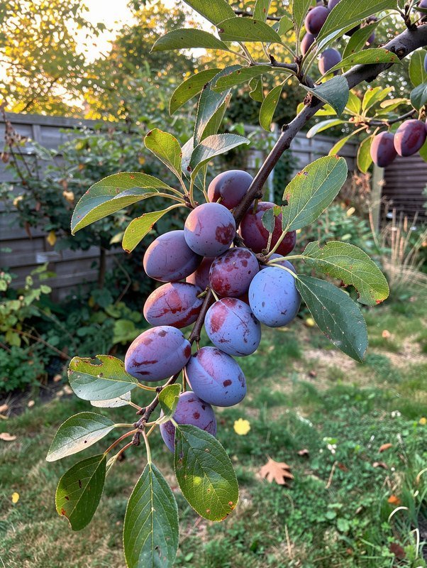 Pflaume 'Opal' aus der Nähe