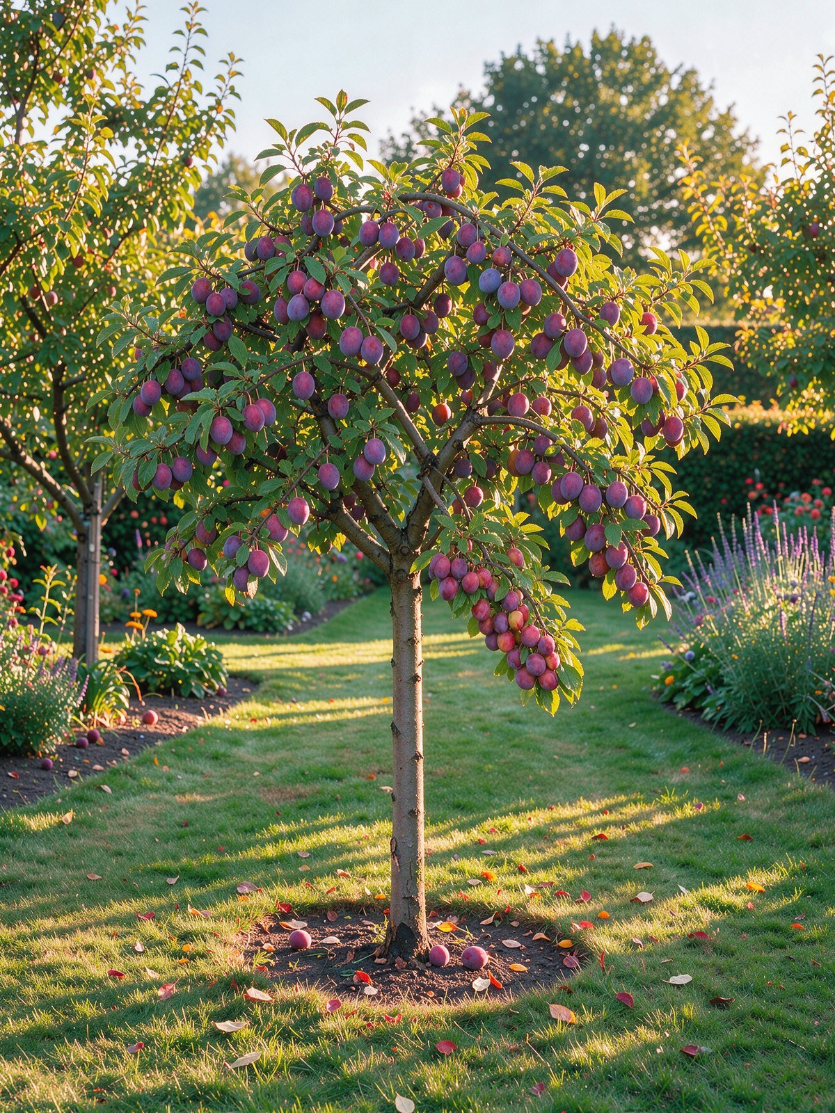 Pflaume 'Opal' (Prunus domestica 'Opal') im Garten
