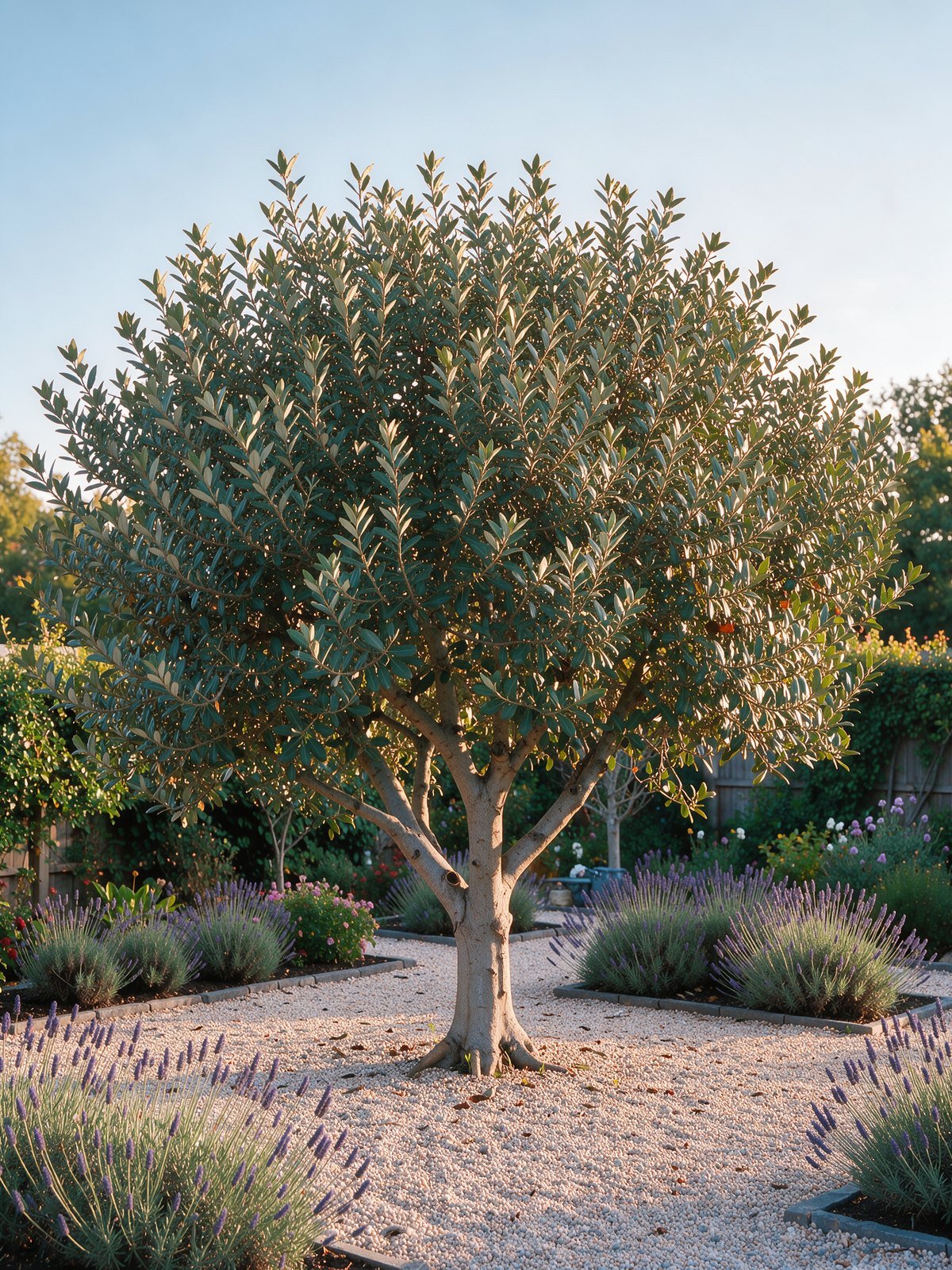 Stein-Eiche (Quercus ilex) im Garten