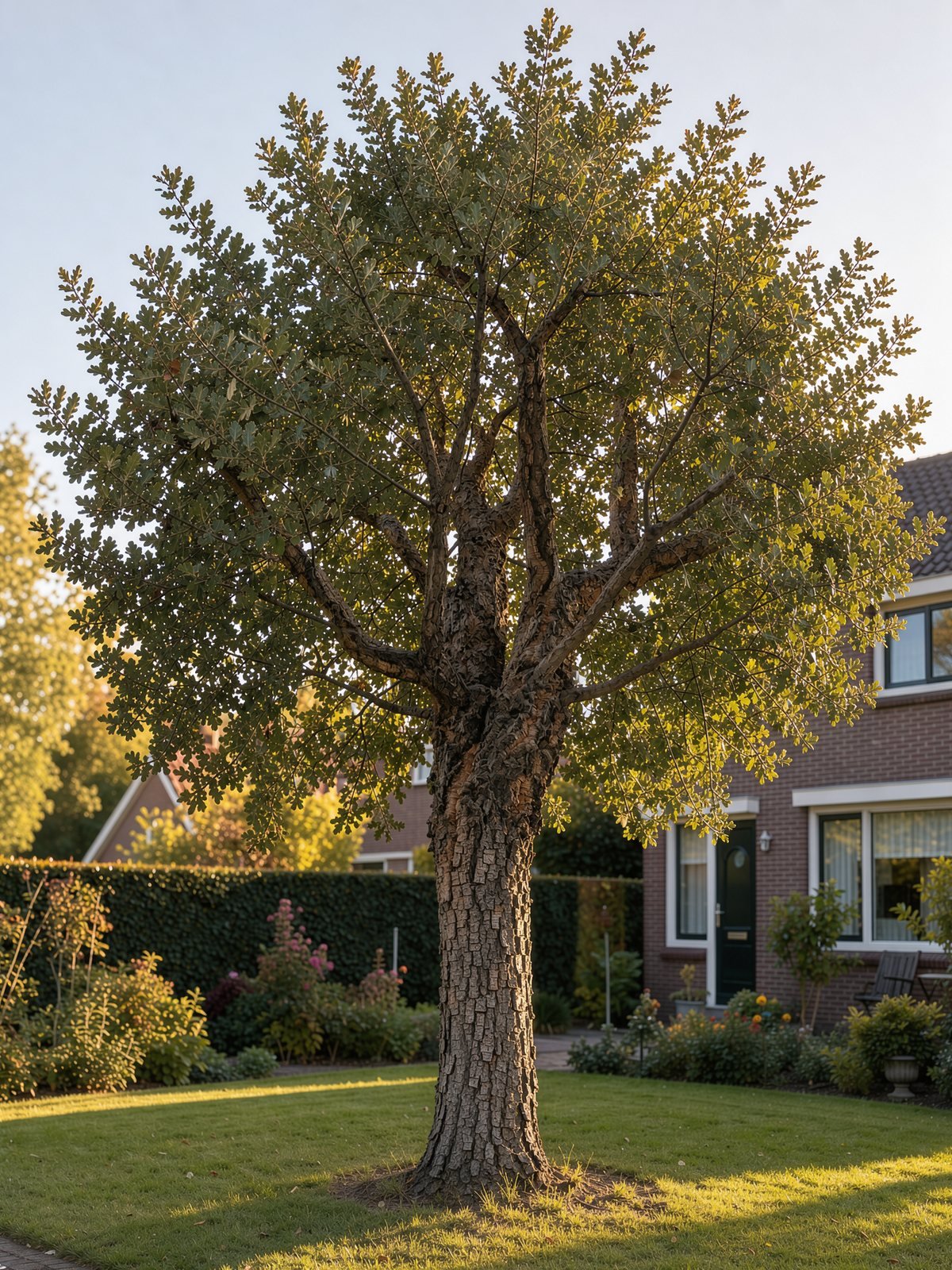Kork-Eiche (Quercus suber) im Garten