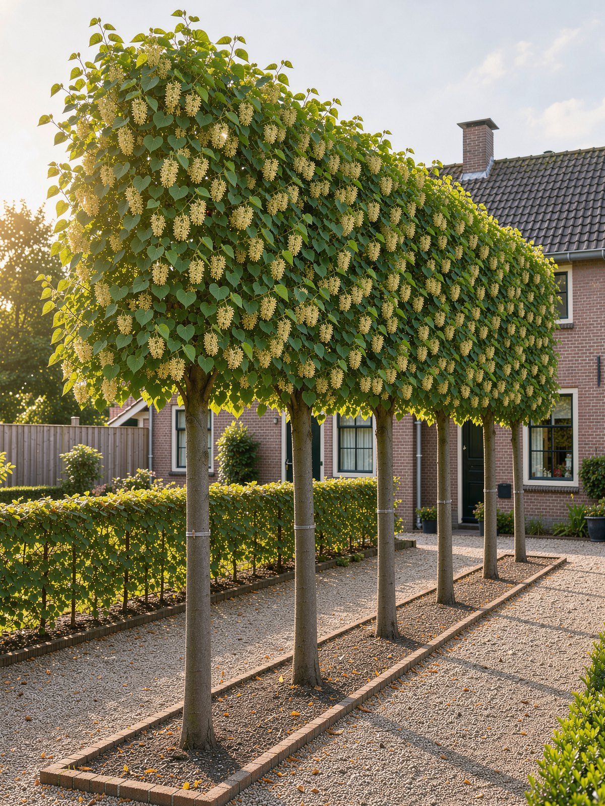 Winter-Linde 'Greenspire' (Tilia cordata 'Greenspire') im Garten