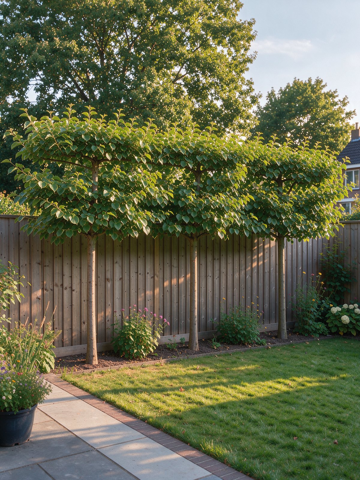 Krim-Linde (Tilia × europaea 'Euchlora') im Garten